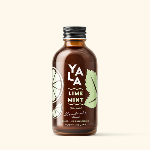 Lime & Mint  YALA  KOMBUCHA 250 ML