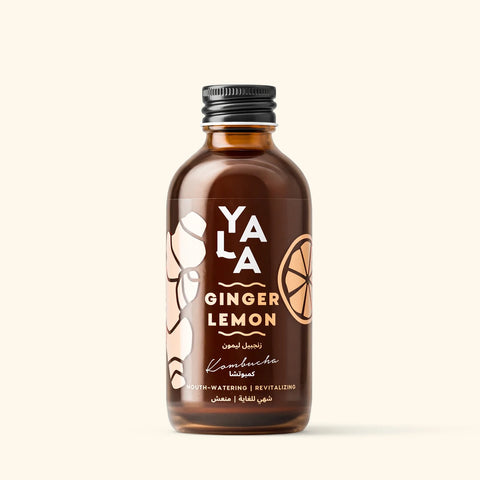Ginger & Lemon YALA KOMBUCHA 250 ML