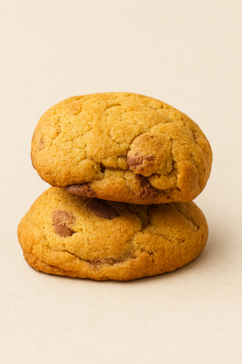 كوكيز الحليب المزدوج